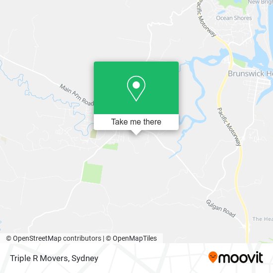 Triple R Movers map