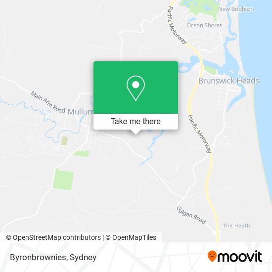 Byronbrownies map