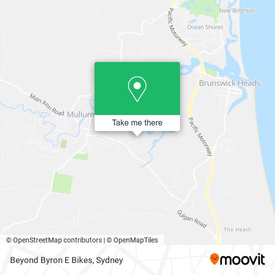Beyond Byron E Bikes map