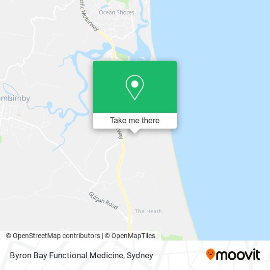 Mapa Byron Bay Functional Medicine