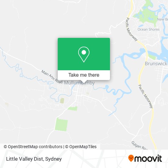Little Valley Dist map