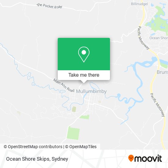 Ocean Shore Skips map