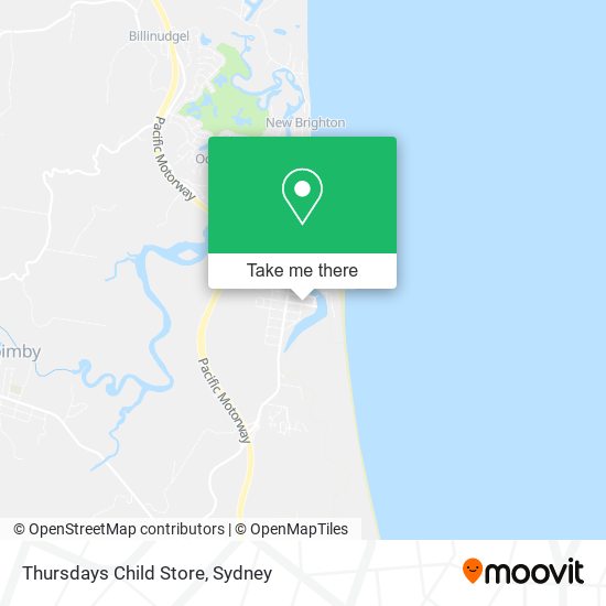 Thursdays Child Store map