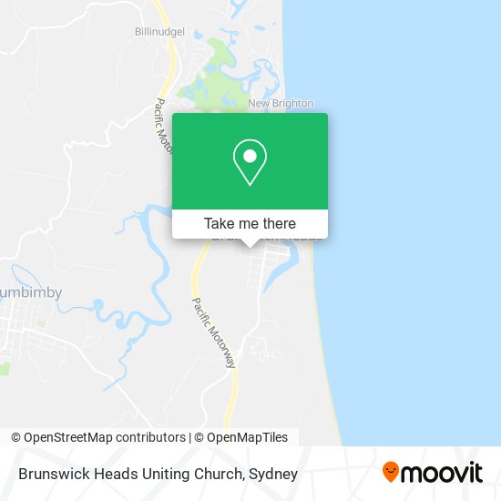 Brunswick Heads Uniting Church map