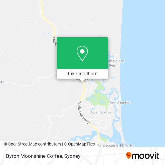 Byron Moonshine Coffee map