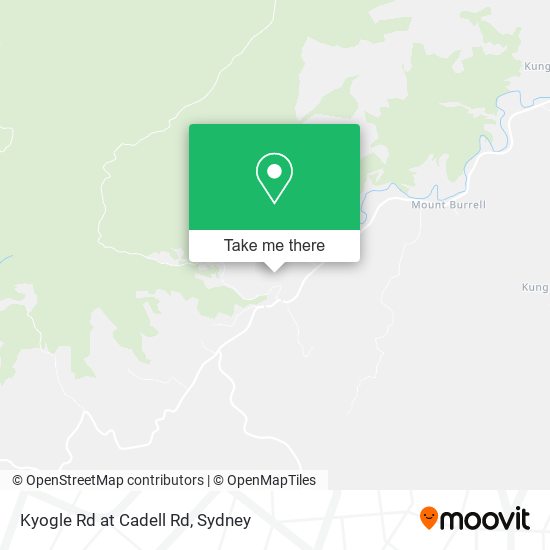 Kyogle Rd at Cadell Rd map