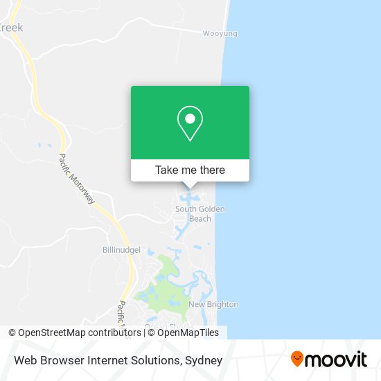 Web Browser Internet Solutions map