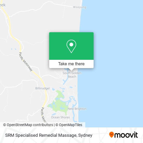 SRM Specialised Remedial Massage map