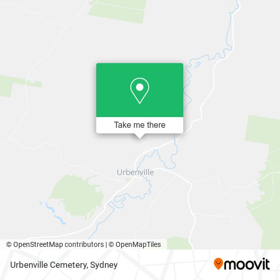 Urbenville Cemetery map