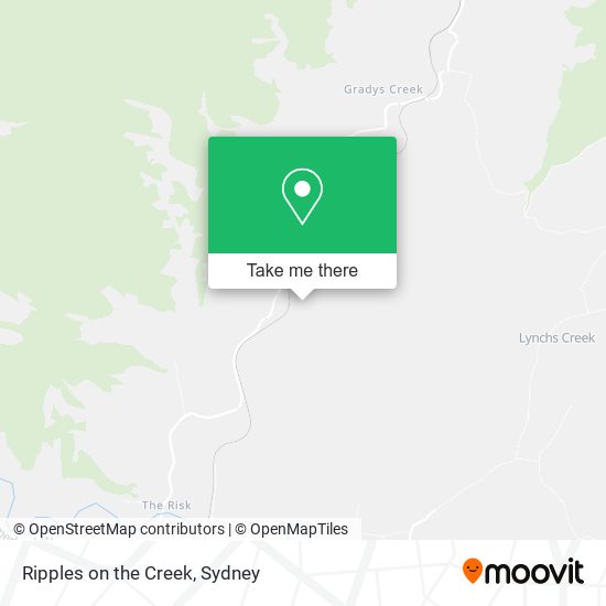 Ripples on the Creek map