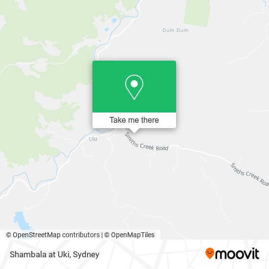 Shambala at Uki map