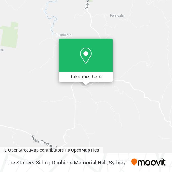 The Stokers Siding Dunbible Memorial Hall map