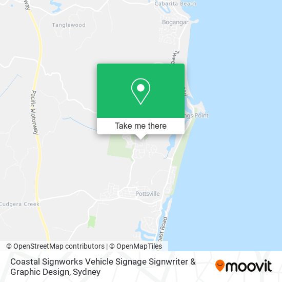 Coastal Signworks Vehicle Signage Signwriter & Graphic Design map