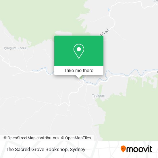 The Sacred Grove Bookshop map