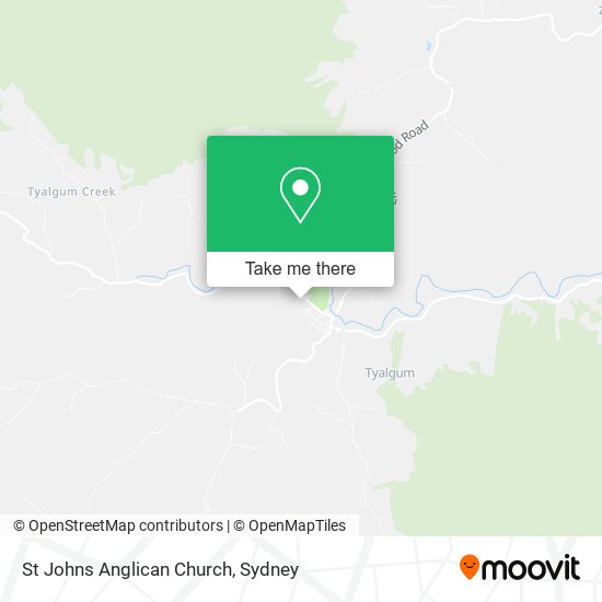 St Johns Anglican Church map