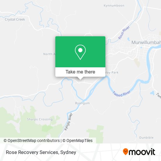 Rose Recovery Services map