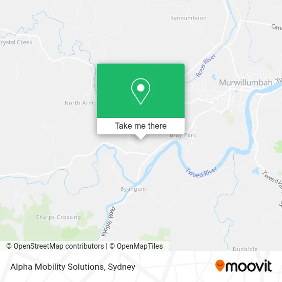 Mapa Alpha Mobility Solutions