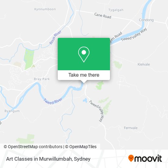 Art Classes in Murwillumbah map