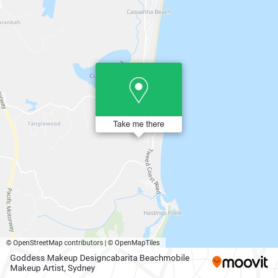 Goddess Makeup Designcabarita Beachmobile Makeup Artist map