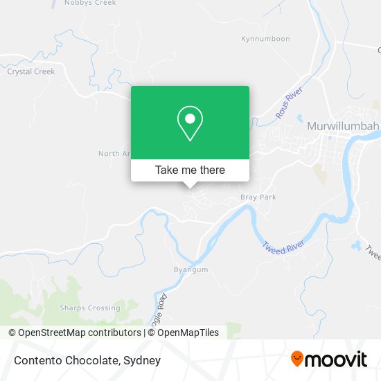Contento Chocolate map