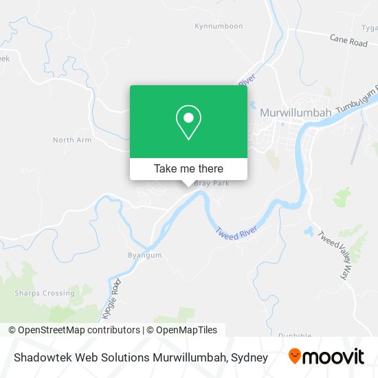 Shadowtek Web Solutions Murwillumbah map