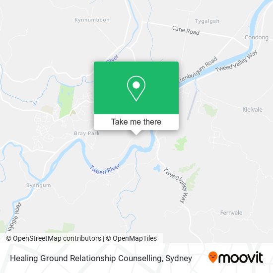 Healing Ground Relationship Counselling map