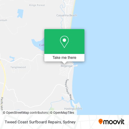 Tweed Coast Surfboard Repairs map