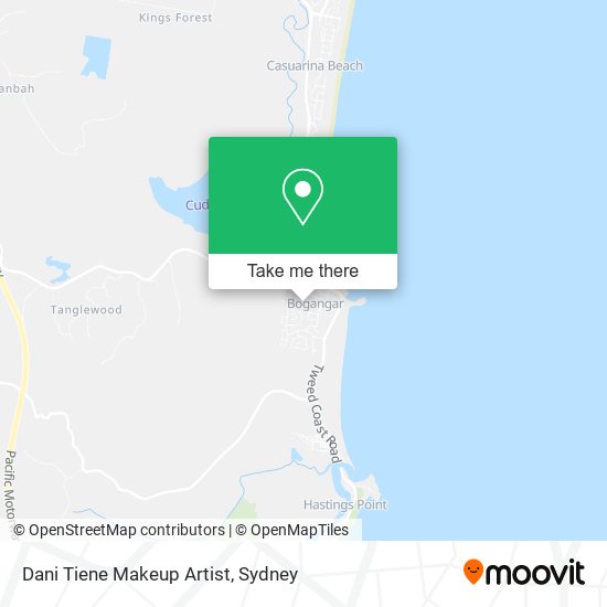 Dani Tiene Makeup Artist map