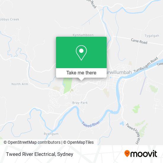 Tweed River Electrical map