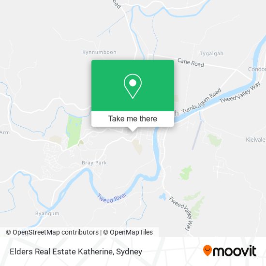 Elders Real Estate Katherine map