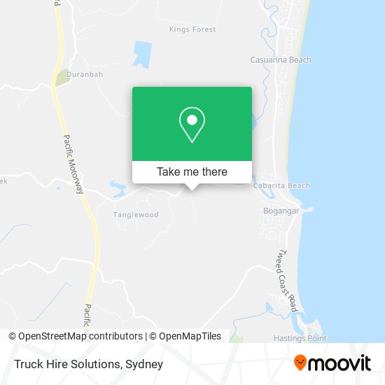 Truck Hire Solutions map