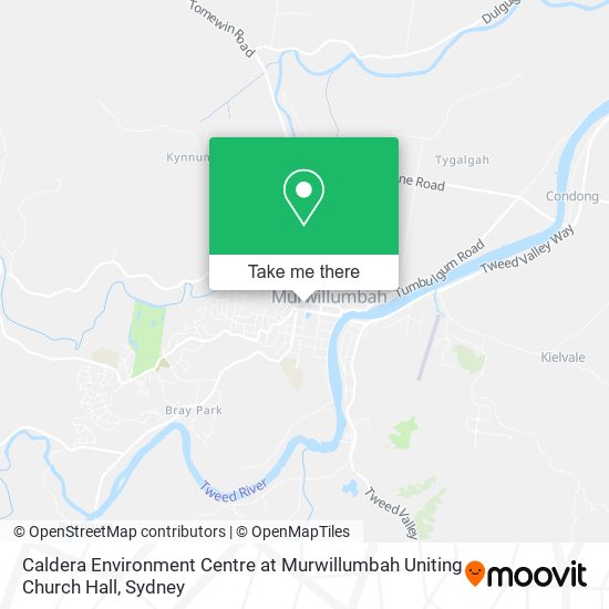 Caldera Environment Centre at Murwillumbah Uniting Church Hall map