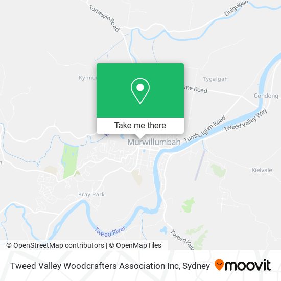 Mapa Tweed Valley Woodcrafters Association Inc