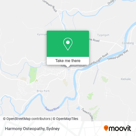 Harmony Osteopathy map