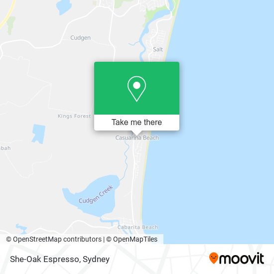 She-Oak Espresso map