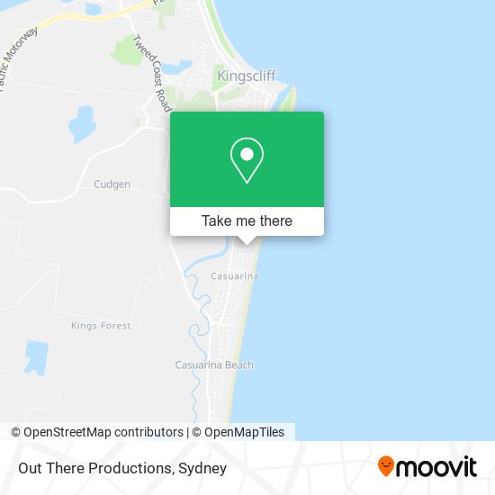 Out There Productions map