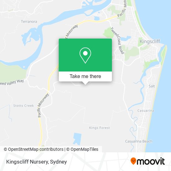 Kingscliff Nursery map