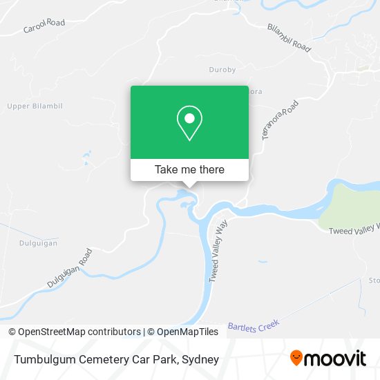 Mapa Tumbulgum Cemetery Car Park