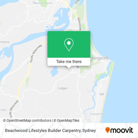 Beachwood Lifestyles Builder Carpentry map
