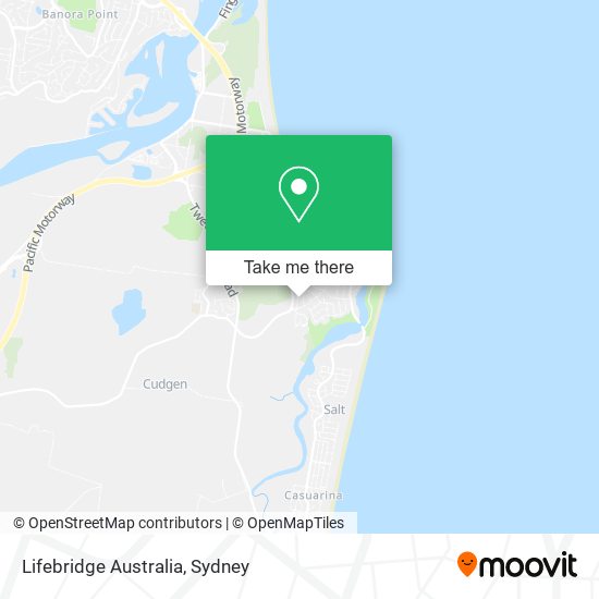 Lifebridge Australia map