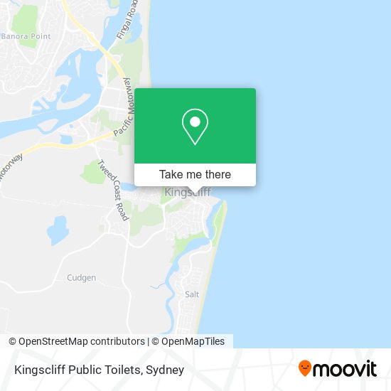 Kingscliff Public Toilets map