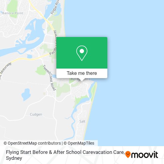 Mapa Flying Start Before & After School Carevacation Care