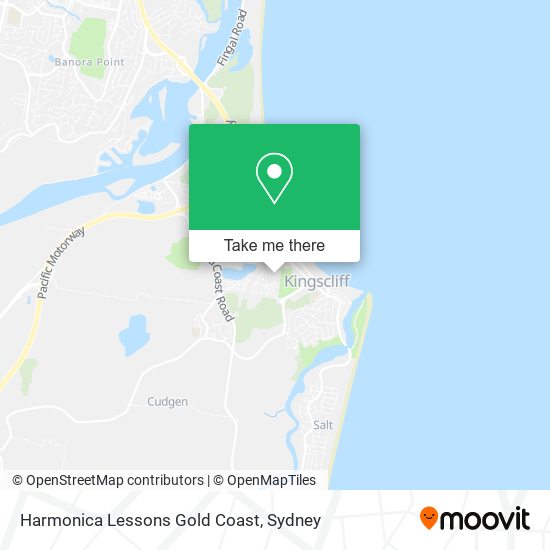 Mapa Harmonica Lessons Gold Coast