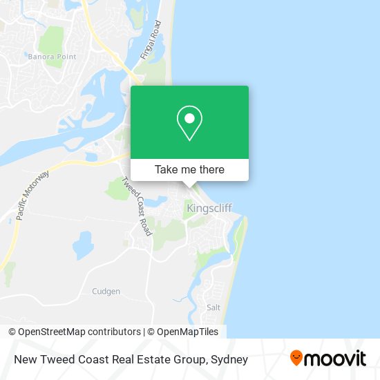 New Tweed Coast Real Estate Group map
