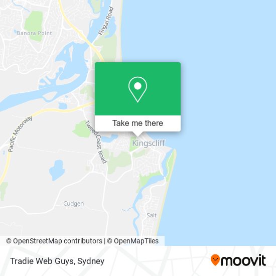 Tradie Web Guys map