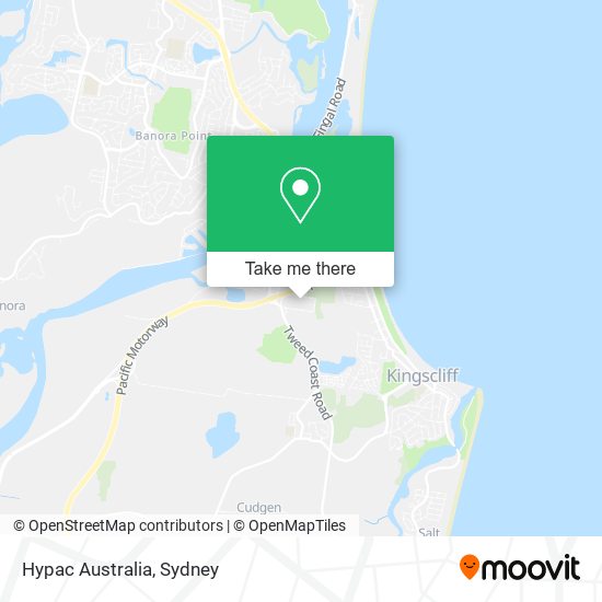 Mapa Hypac Australia