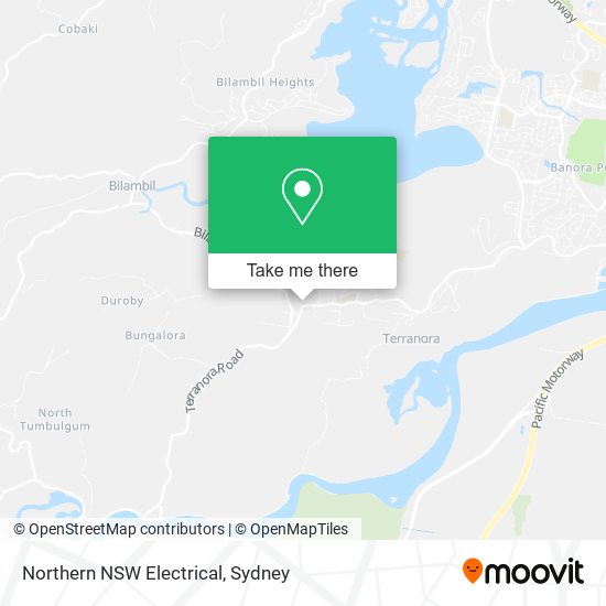 Mapa Northern NSW Electrical