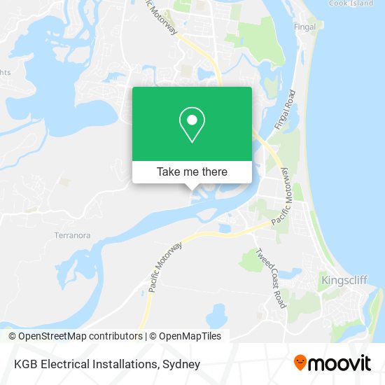 KGB Electrical Installations map