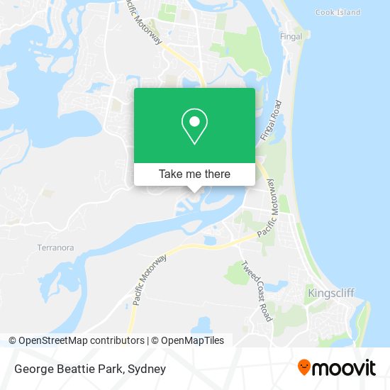 George Beattie Park map