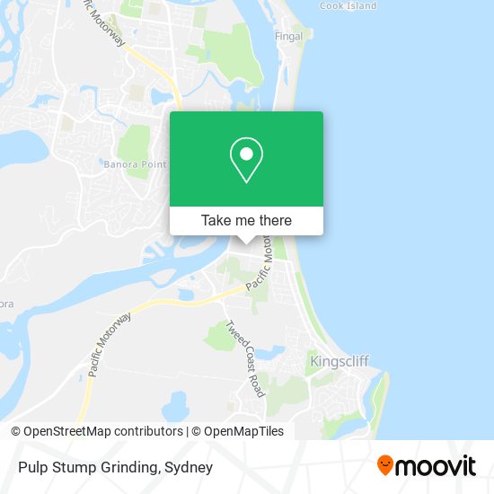 Pulp Stump Grinding map